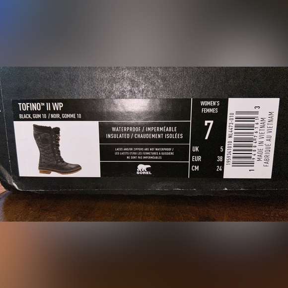 NWT/NBW Sorel Tofino II WP Boot size 7 - Picture 2 of 8